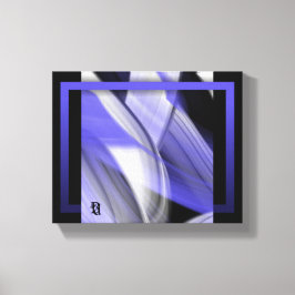 10x8" Lavendel Moon Trend Abstracte Art Violet Canvas Afdruk