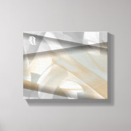 10x8" Sandy Tornado Trend Abstracte Kunst Beige Canvas Afdruk