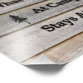 10x Wat gebeurt er bij kampverblijven in kamp Foto Afdruk (Hoek)