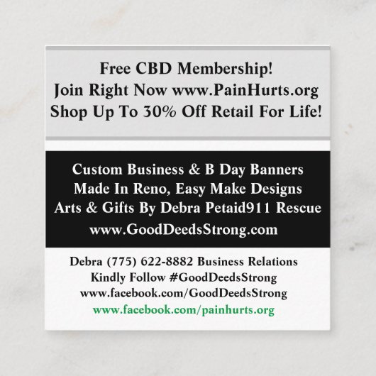 10xPure Goud Informatiekaartje (Achterkant)