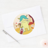 11月モンスターシール。 RONDE STICKER (Envelop)