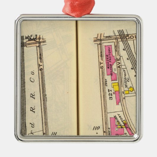 110111 Mt Vernon Metalen Ornament (Voorkant)