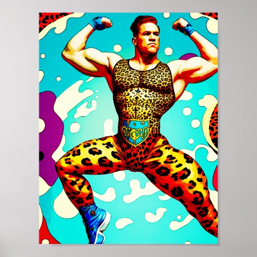 1105 De Circus Sterke Man Poster (Voorkant)