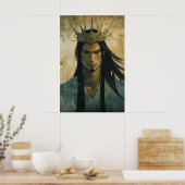 1106 Koninklijke Elegantie Poster (Keuken)