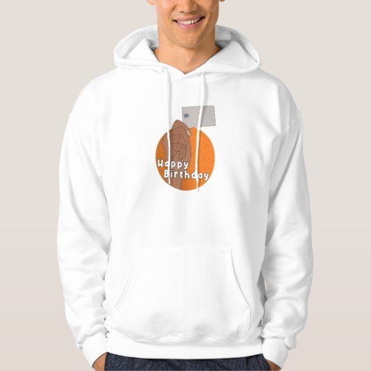 1107 - handkaart005 hoodie (Voorkant)