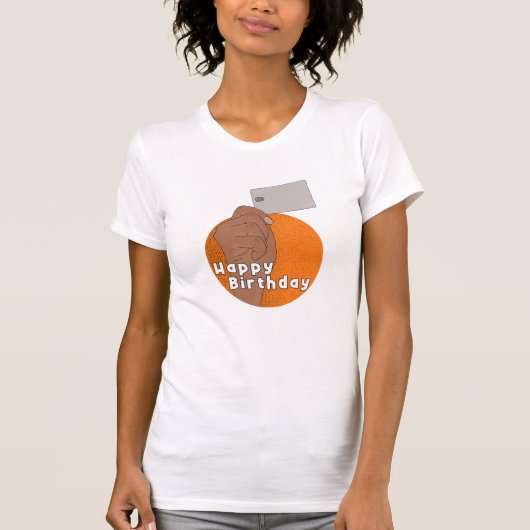 1107 - handkaart005 t-shirt (Voorkant)