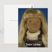 110-4 Sasha London Postkarte Briefkaart (Voorkant / Achterkant)