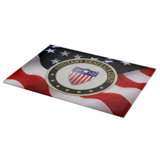 [110] Adjutant General's Corps Branch Insignia [3D Snijplank (Hoek)