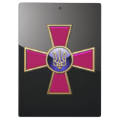 [110] Het Embleem van de Oekraïense strijdkrachten Klembord (Achterkant)