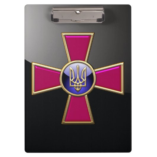 [110] Het Embleem van de Oekraïense strijdkrachten Klembord (Voorkant)