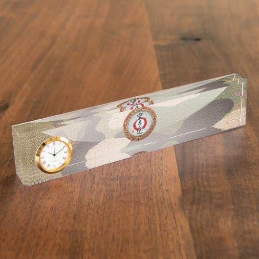 [110] Japanse kalligrafie - Karate-do Naambordje (Zijkant)