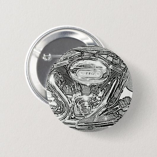 110-schermadelaar ronde button 5,7 cm (Voorkant /achterkant)