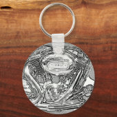 110-schermadelaar sleutelhanger (Voorkant)