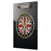[110] Speciale Air Service (SAS)-badge [3D] Klembord (Links)