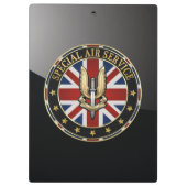 [110] Speciale Air Service (SAS)-badge [3D] Klembord (Achterkant)