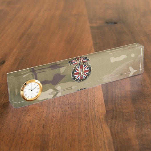 [110] Speciale Air Service (SAS)-badge [3D] Naambordje (Zijkant)