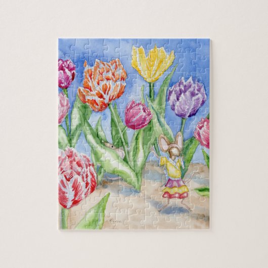 110-stuk Jigzaag Puzzle, verbergen en zoeken Legpuzzel (Verticaal)