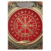 [110] Vegvisir - Viking Gold Magic Runass Klembord (Voorkant)