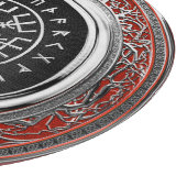 [110] Vegvisir - Viking Silver Magic Runass Snijplank (Hoek)