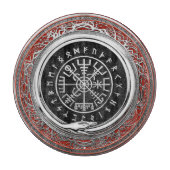[110] Vegvisir - Viking Silver Magic Runass Snijplank (Voorkant)
