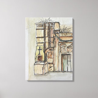 110 Via Libertà, Tropea, Italië Canvas Afdruk