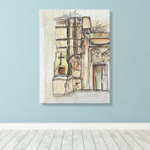 110 Via Libertà, Tropea, Italy Canvas Afdruk (Insitu (Houten vloer))