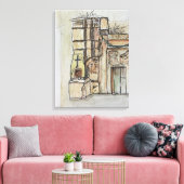 110 Via Libertà, Tropea, Italy Canvas Afdruk (Insitu (Woonkamer))