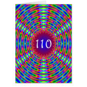 110e Abstracte Trippy Swirls van de geboorte (Voorkant)