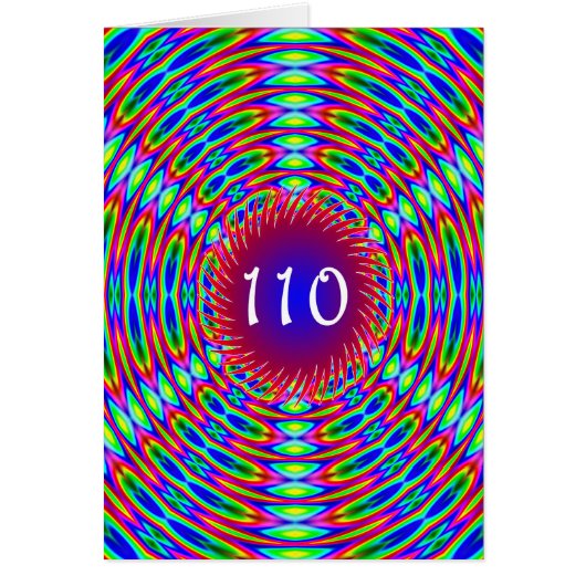 110e Abstracte Trippy Swirls van de geboorte (Voorkant)