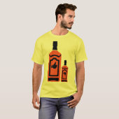 1110 houdt twee flessen whisky t-shirt (Voorkant volledig)