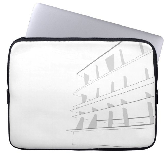 1111 Lincoln Road Laptop Sleeve (Voorkant)