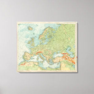 1112 Europese fysieke Canvas Afdruk