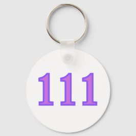 111 Angel Number Blessings Sleutelhanger