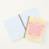 111 Angel Number Gradient Manifestatie Aangepast Notitieboek (Binnen)