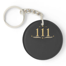 111 Engel Nummer Sleutelhanger | Spirituele Minima