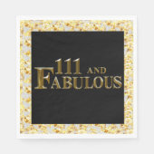 111 jarig servet (Voorkant)