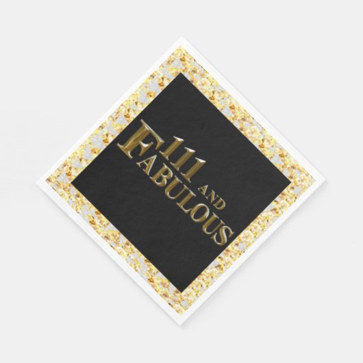 111 jarig servet (Hoek)