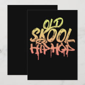 111.Old Skool Hip Hop 90s Music Thirt Save The Date (Voorkant / Achterkant)