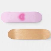 111  Roze Heart-angel-nummer Persoonlijk Skateboard (Horizontaal)