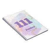 111 Uitlijnen & Manifest Engel nummers Hoge Vibes Notitieboek (Rechterzijde)