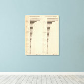 112 Doodpercentages, oorzaken 1900, 1890 Canvas Afdruk (Insitu (Houten vloer))