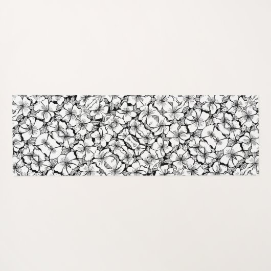 112 - Hibiscus Yoga Mat (Achterkant (horizontaal))