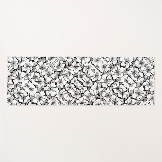 112 - Hibiscus Yoga Mat (Voorkant (horizontaal))