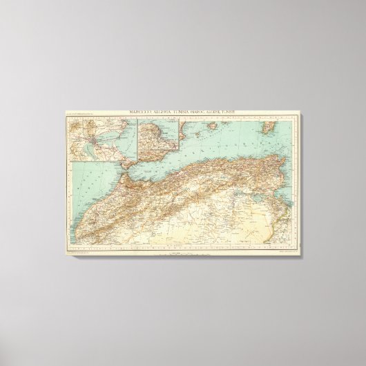 112 Marokko, Algerije, Tunesië Canvas Afdruk (Voorkant)