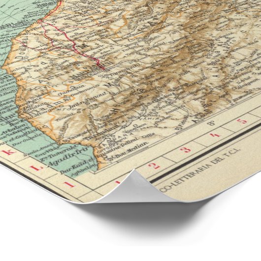 112 Marokko, Algerije, Tunesië Poster (Hoek)