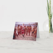 11306154, Santa kiest Bondi Feestdagen Kaart (Voorkant)