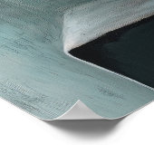 1134 Kracht en kalmte van een bloemenminimalisme - Poster (Hoek)