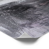 1136 Kracht en kalmte van een bloemenminimalisme - Poster (Hoek)