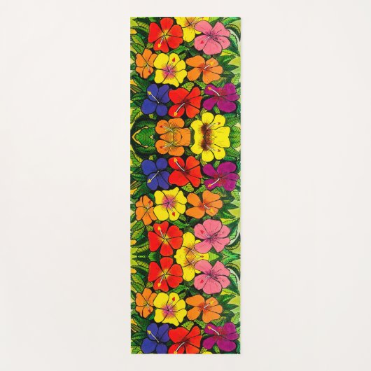 113 - Hibiscus Yoga Mat (Voorkant)