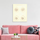 113 Sterfgevallen per maand 1900 Canvas Afdruk (Insitu (Woonkamer))